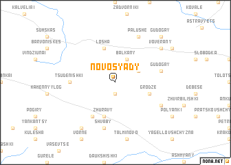 map of Novosyady