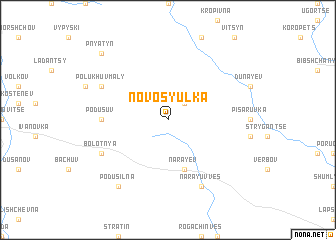 map of Novosyulka