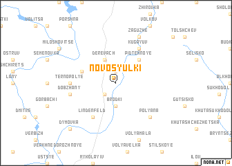 map of Novosyulki