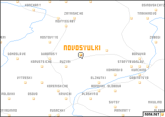 map of Novosyulki