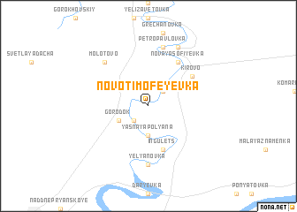 map of Novotimofeyevka