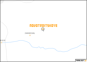 map of Novo-Troitskoye