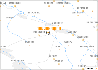 map of Novo-Ukraina