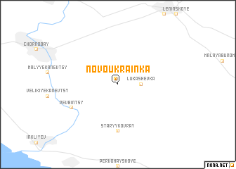 map of Novoukrainka