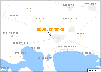 map of Novoukrainka