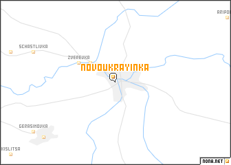 map of Novoukrayinka