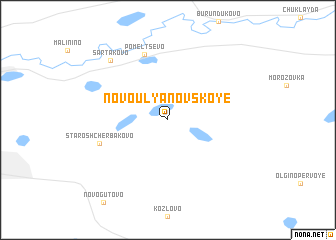 map of Novoul\