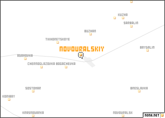 map of Novoural\