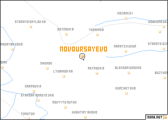 map of Novoursayevo