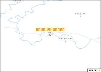 map of Novousmanovo