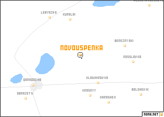 map of Novouspenka
