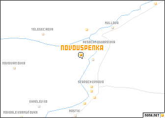 map of Novouspenka
