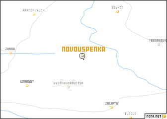map of Novouspenka
