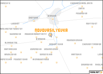 map of Novo-Vasilʼyevka