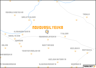 map of Novovasil\