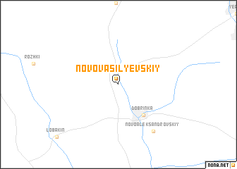 map of Novovasil\