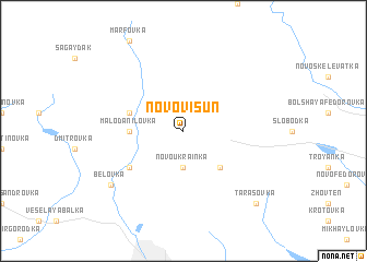 map of Novo-Visunʼ
