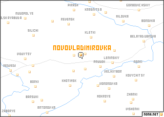 map of Novo-Vladimirovka