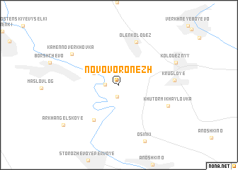 map of Novovoronezh