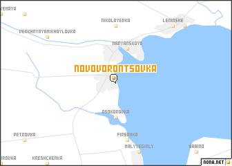 map of Novovorontsovka