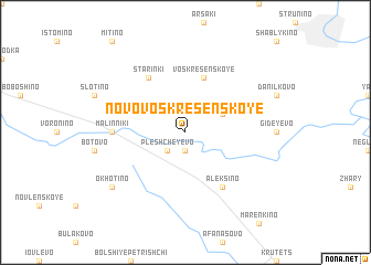 map of Novovoskresenskoye