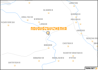 map of Novovozdvizhenka