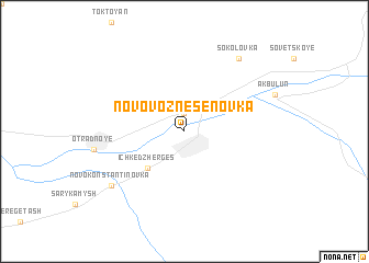 map of Novovoznesenovka