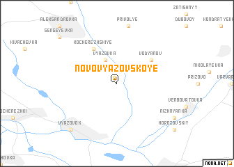 map of Novovyazovskoye
