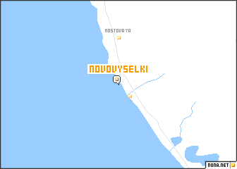 map of Novo-Vyselki