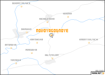 map of Novo-Yagodnoye