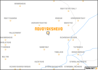 map of Novoyakshevo