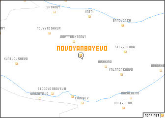 map of Novoyanbayevo