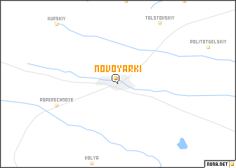 map of Novoyarki