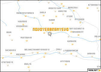 map of Novoye Abram\