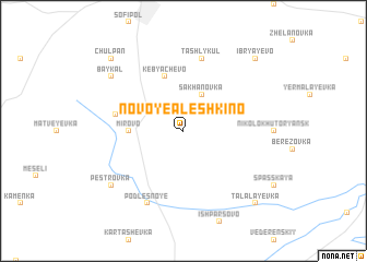map of Novoye Alëshkino
