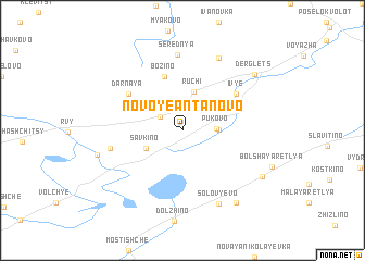 map of Novoye Antanovo