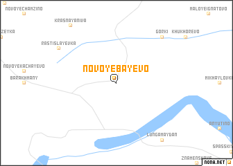 map of Novoye Bayevo