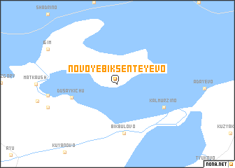 map of Novoye Biksenteyevo