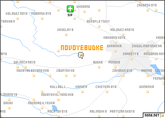 map of Novoye Budke