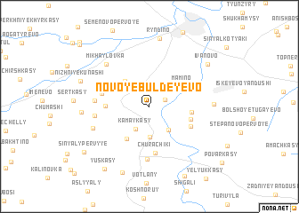 map of Novoye Buldeyevo