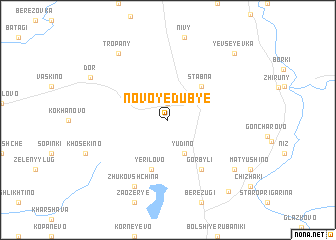 map of Novoye Dub\
