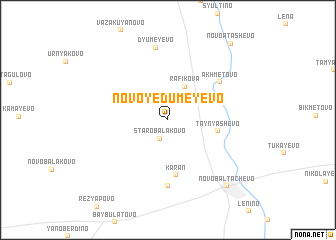 map of Novoye Dumeyevo