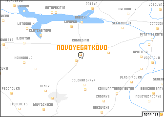 map of Novoye Gat\