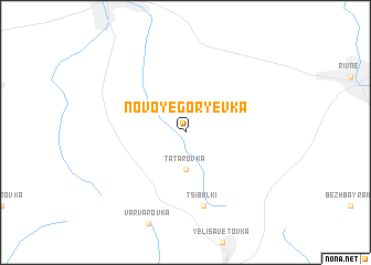 map of Novo-Yegorʼyevka