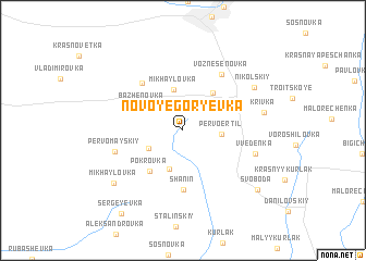 map of Novoyegor\