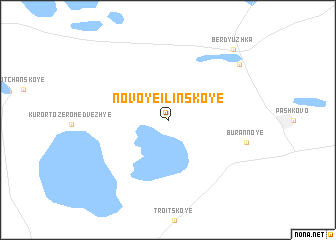 map of Novoye Il\
