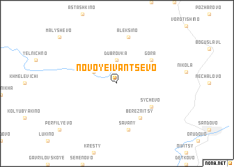 map of Novoye Ivantsevo