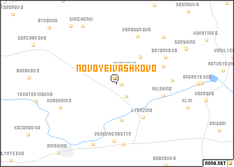 map of Novoye Ivashkovo