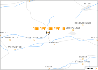 map of Novoye Kadeyevo