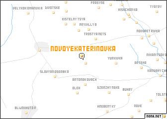 map of (( Novo-Yekaterinovka ))